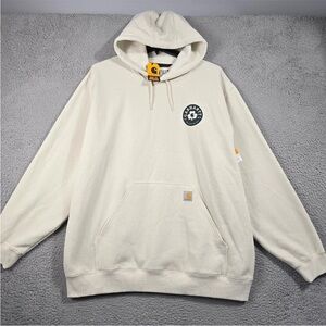 Carhartt Men's Off-White Hoodie